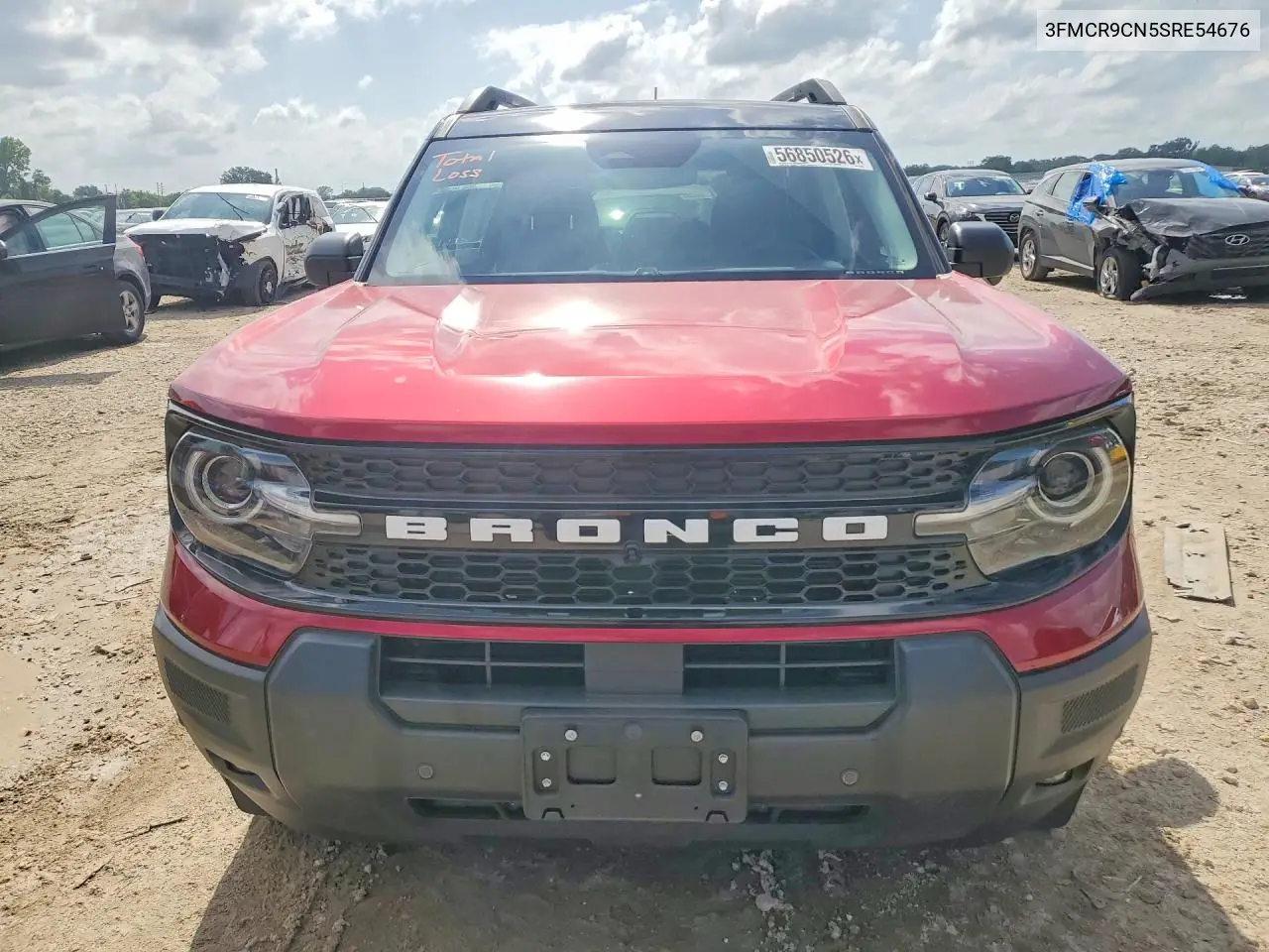 2025 Ford Bronco Sport Outer Banks VIN: 3FMCR9CN5SRE54676 Lot: 56850526