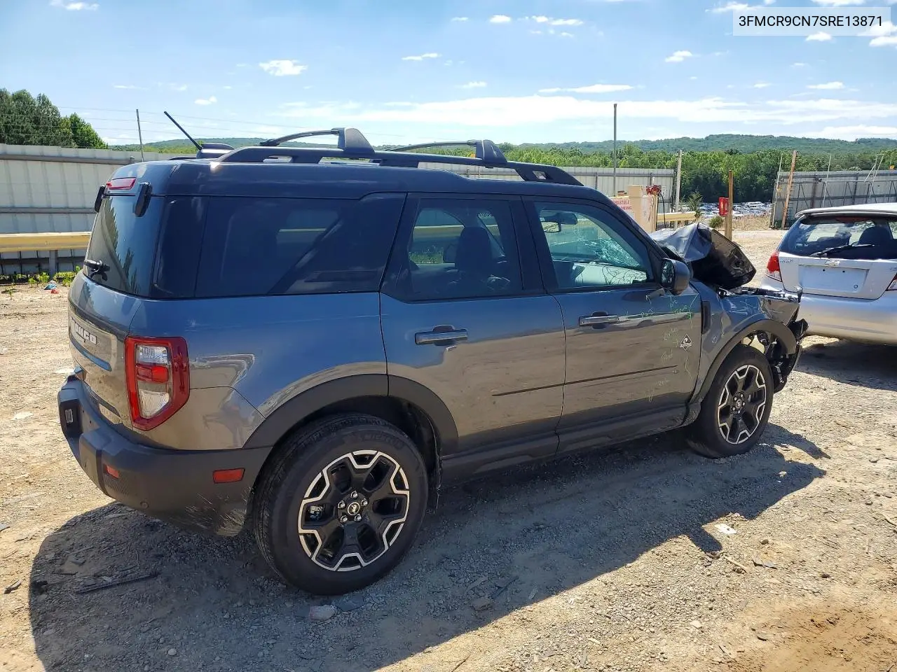 2025 Ford Bronco Sport Outer Banks VIN: 3FMCR9CN7SRE13871 Lot: 57214966