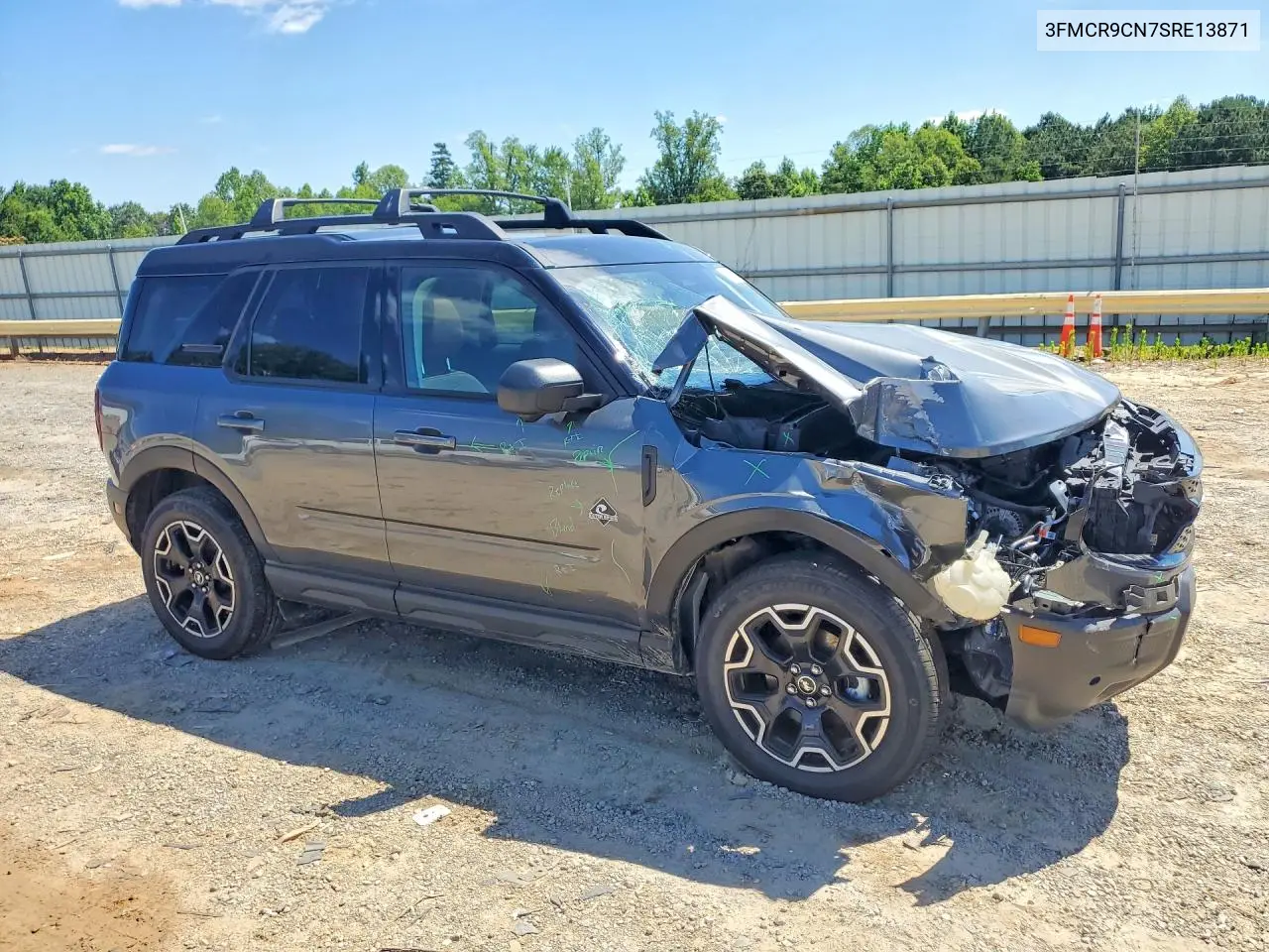 2025 Ford Bronco Sport Outer Banks VIN: 3FMCR9CN7SRE13871 Lot: 57214966