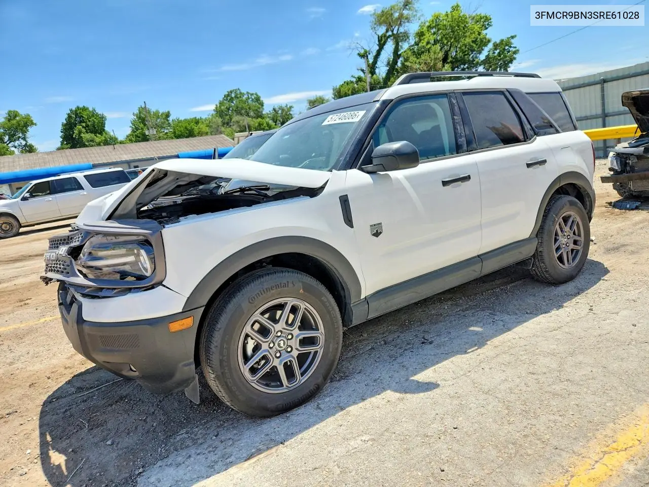 2025 Ford Bronco Sport Big Bend VIN: 3FMCR9BN3SRE61028 Lot: 57246086