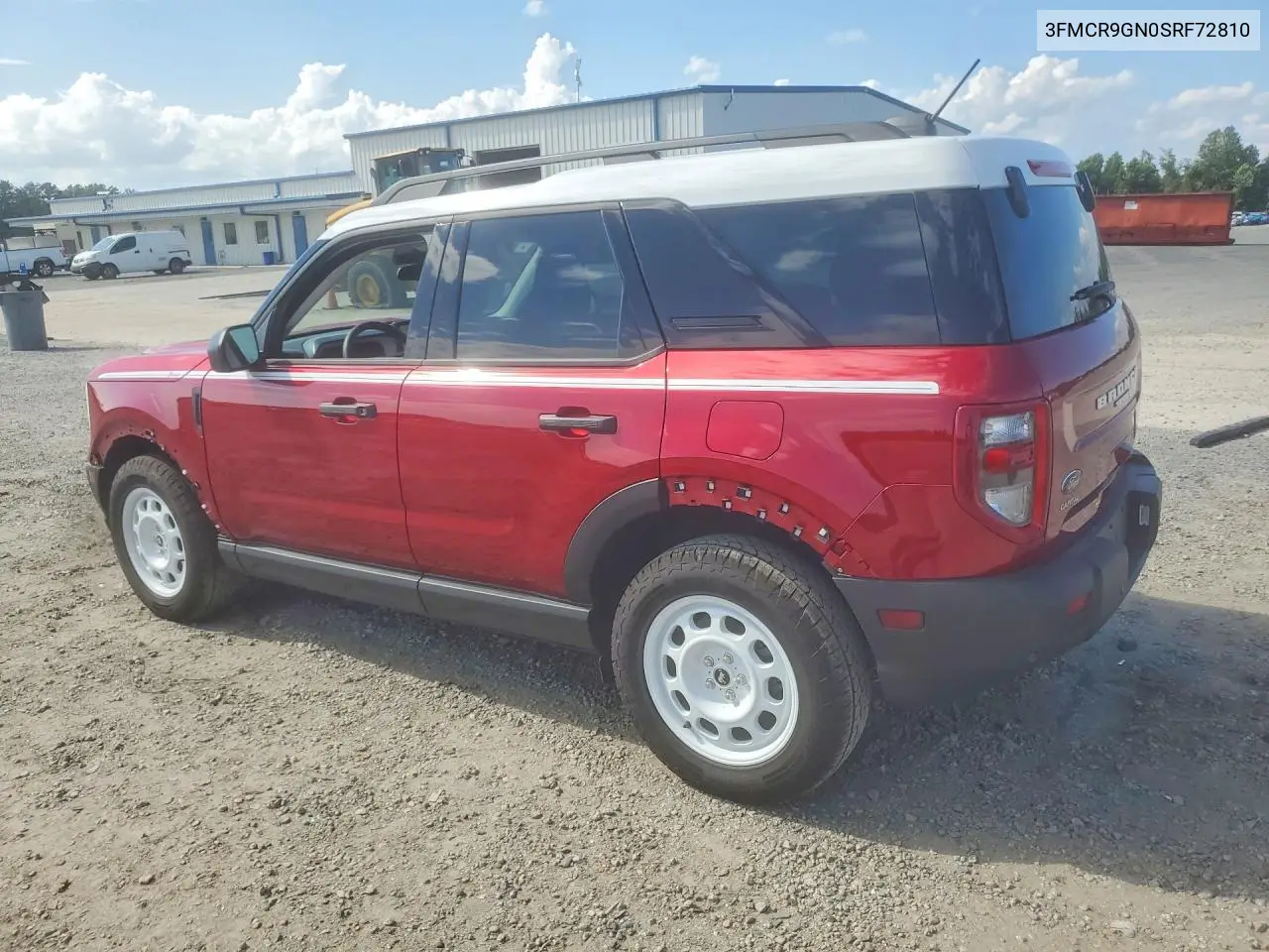 2025 Ford Bronco Sport Heritage VIN: 3FMCR9GN0SRF72810 Lot: 57302486