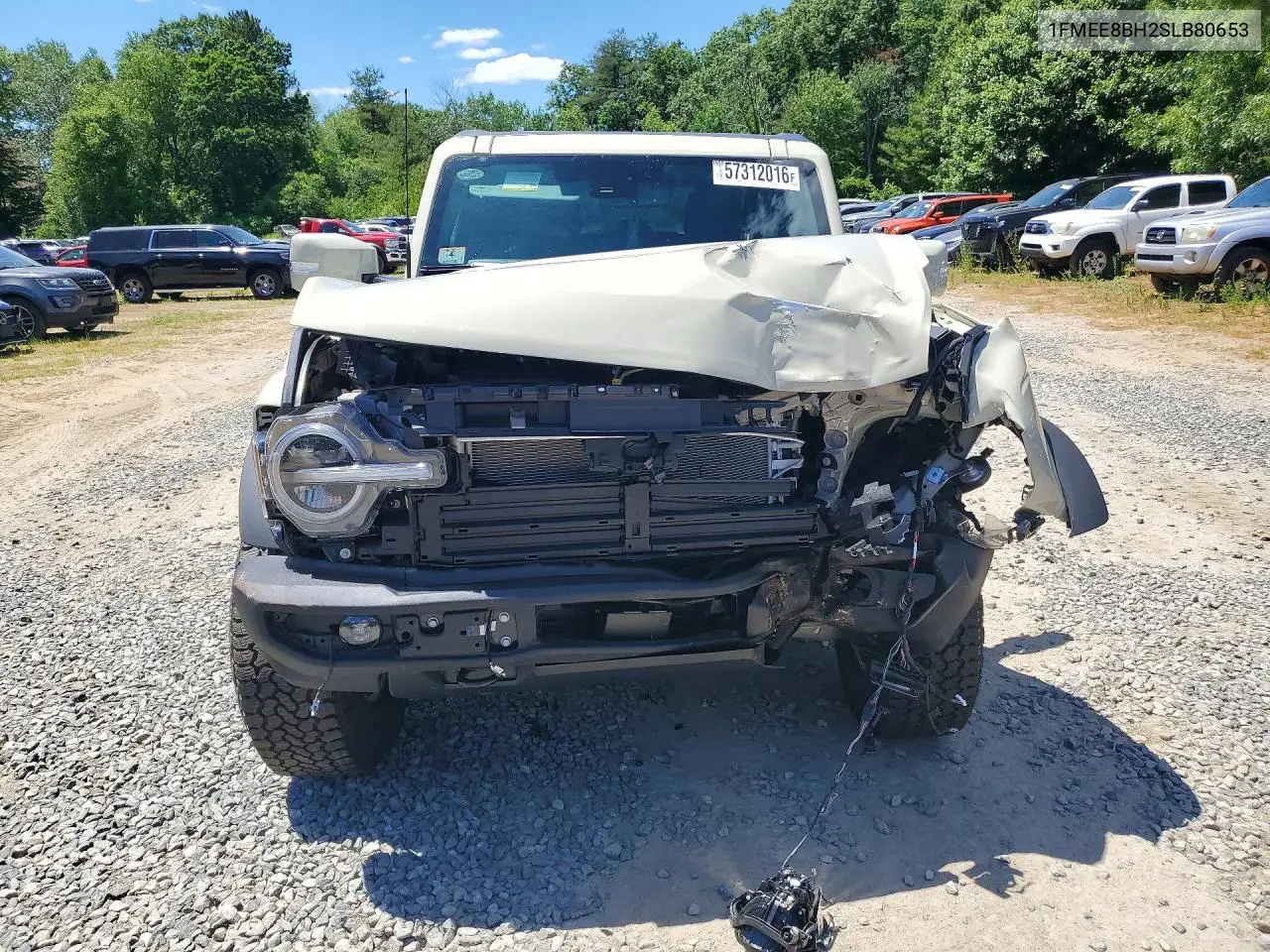 2025 Ford Bronco Outer Banks VIN: 1FMEE8BH2SLB80653 Lot: 57312016