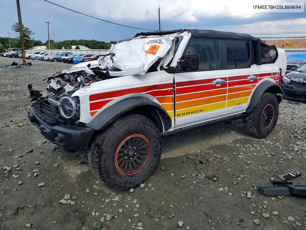 2025 Ford Bronco Big Bend VIN: 1FMEE7BH2SLB69694 Lot: 57434626
