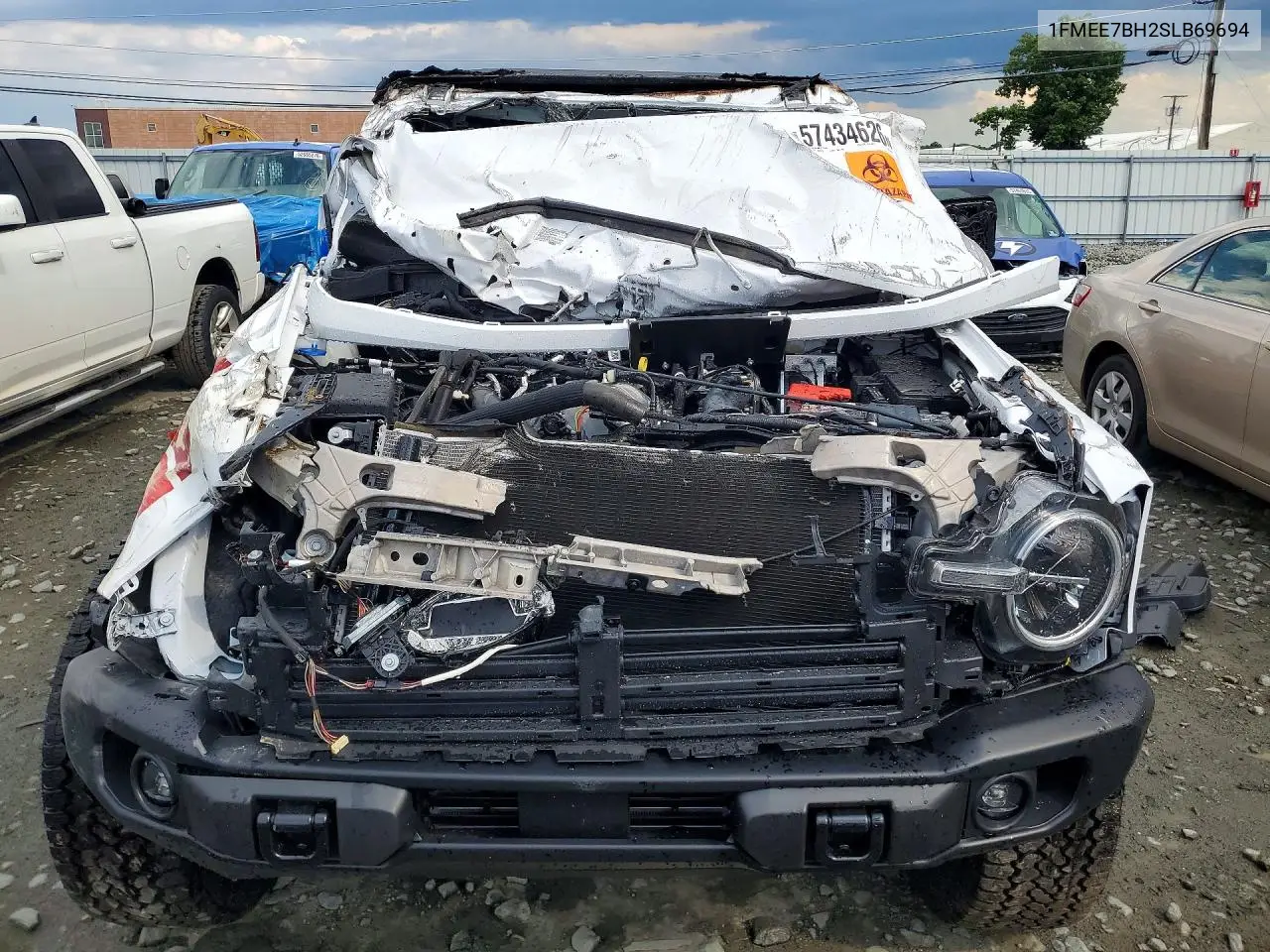 2025 Ford Bronco Big Bend VIN: 1FMEE7BH2SLB69694 Lot: 57434626