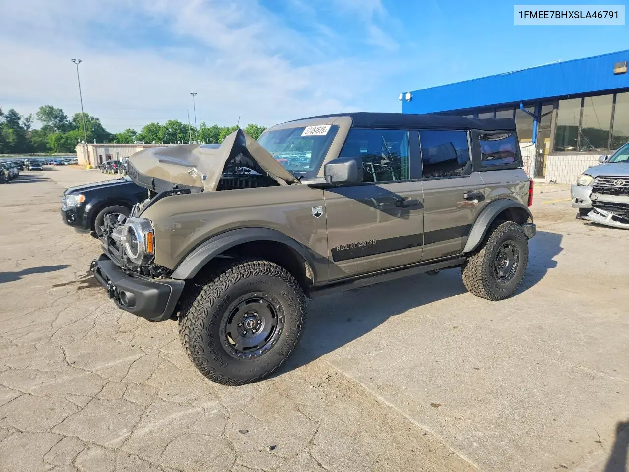 2025 Ford Bronco Big Bend VIN: 1FMEE7BHXSLA46791 Lot: 57484626