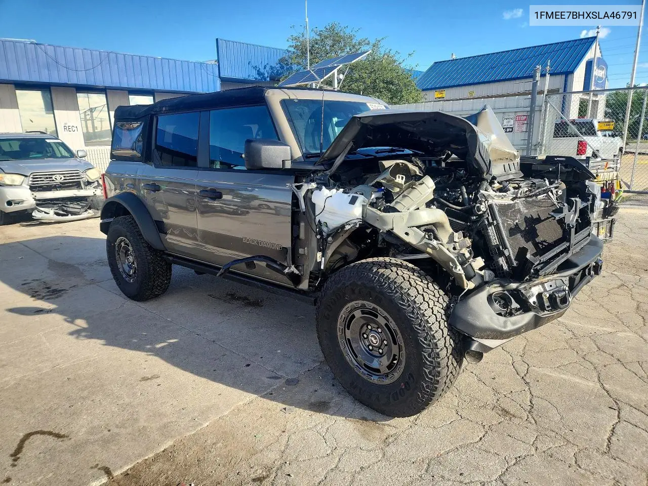 2025 Ford Bronco Big Bend VIN: 1FMEE7BHXSLA46791 Lot: 57484626