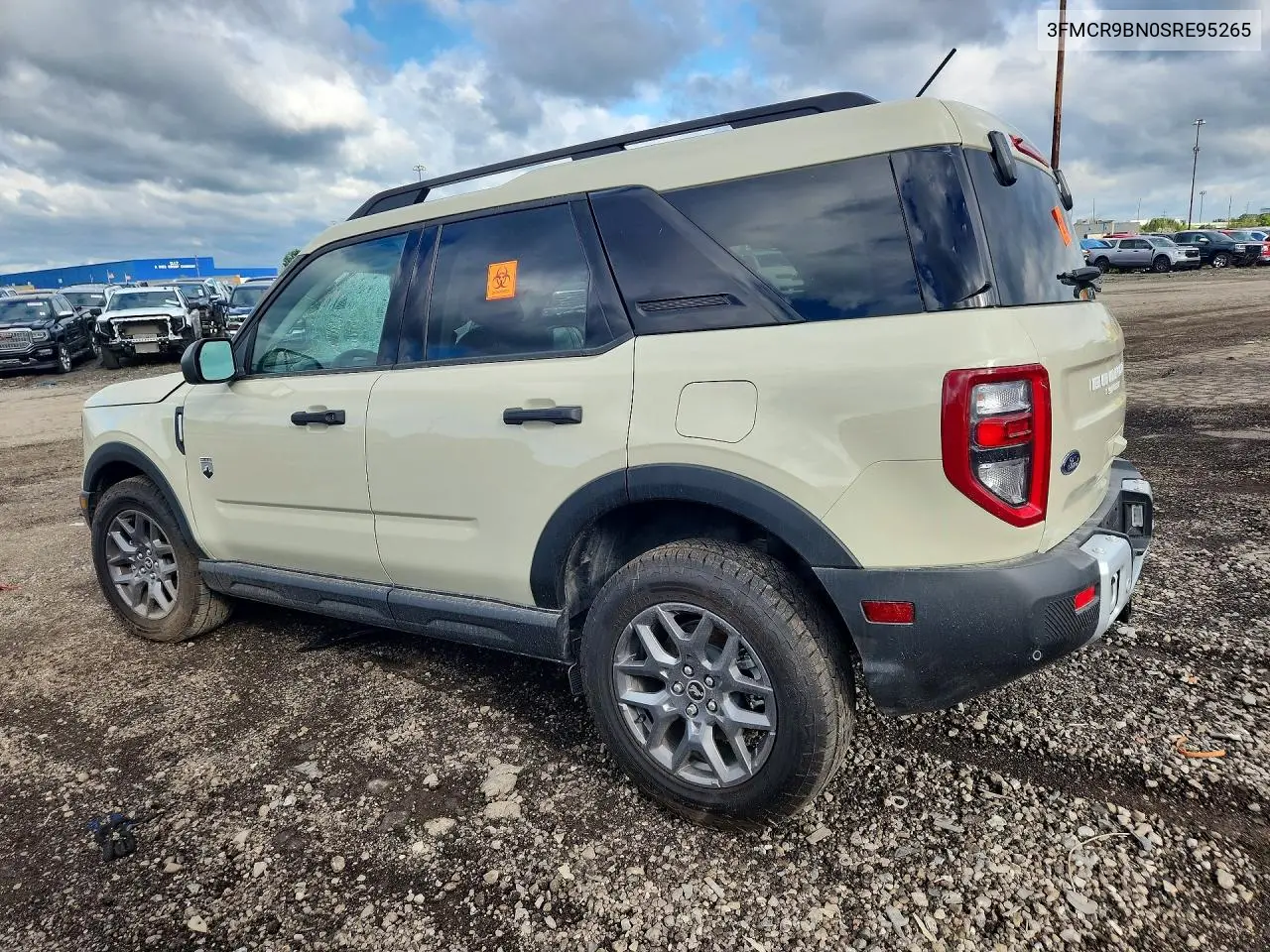 2025 Ford Bronco Sport Big Bend VIN: 3FMCR9BN0SRE95265 Lot: 57593516