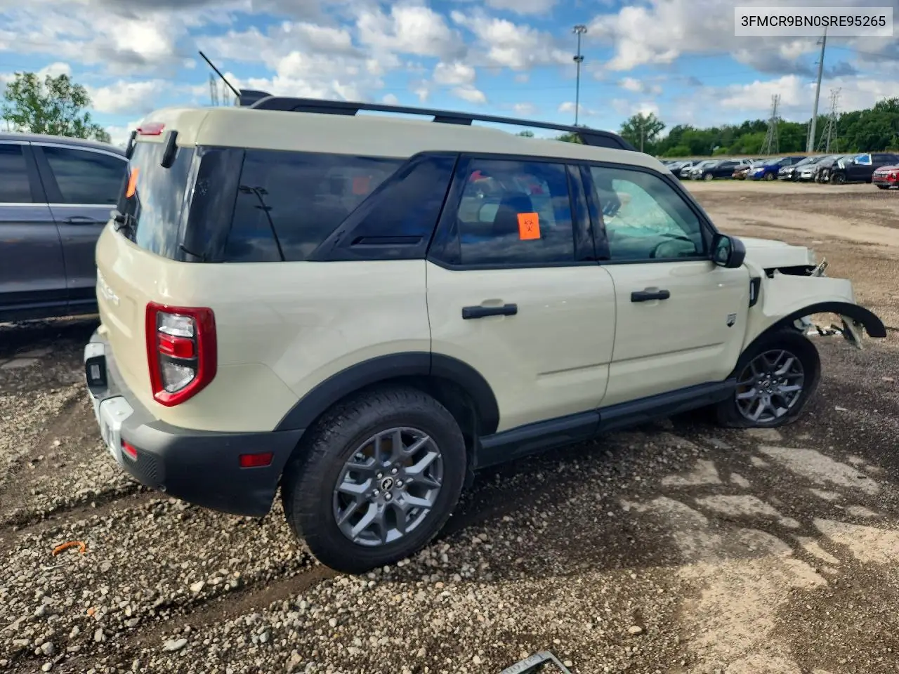 2025 Ford Bronco Sport Big Bend VIN: 3FMCR9BN0SRE95265 Lot: 57593516