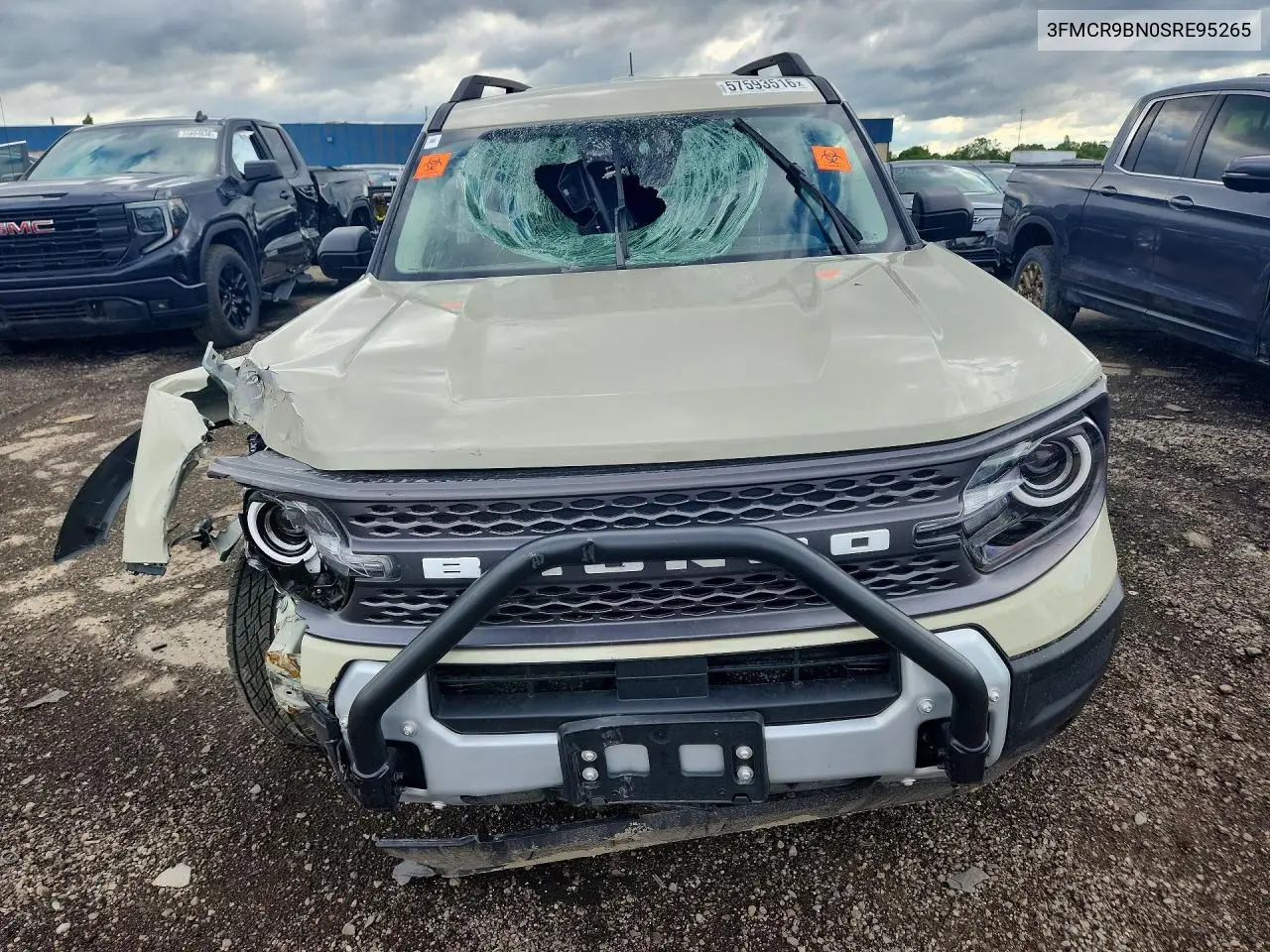 2025 Ford Bronco Sport Big Bend VIN: 3FMCR9BN0SRE95265 Lot: 57593516