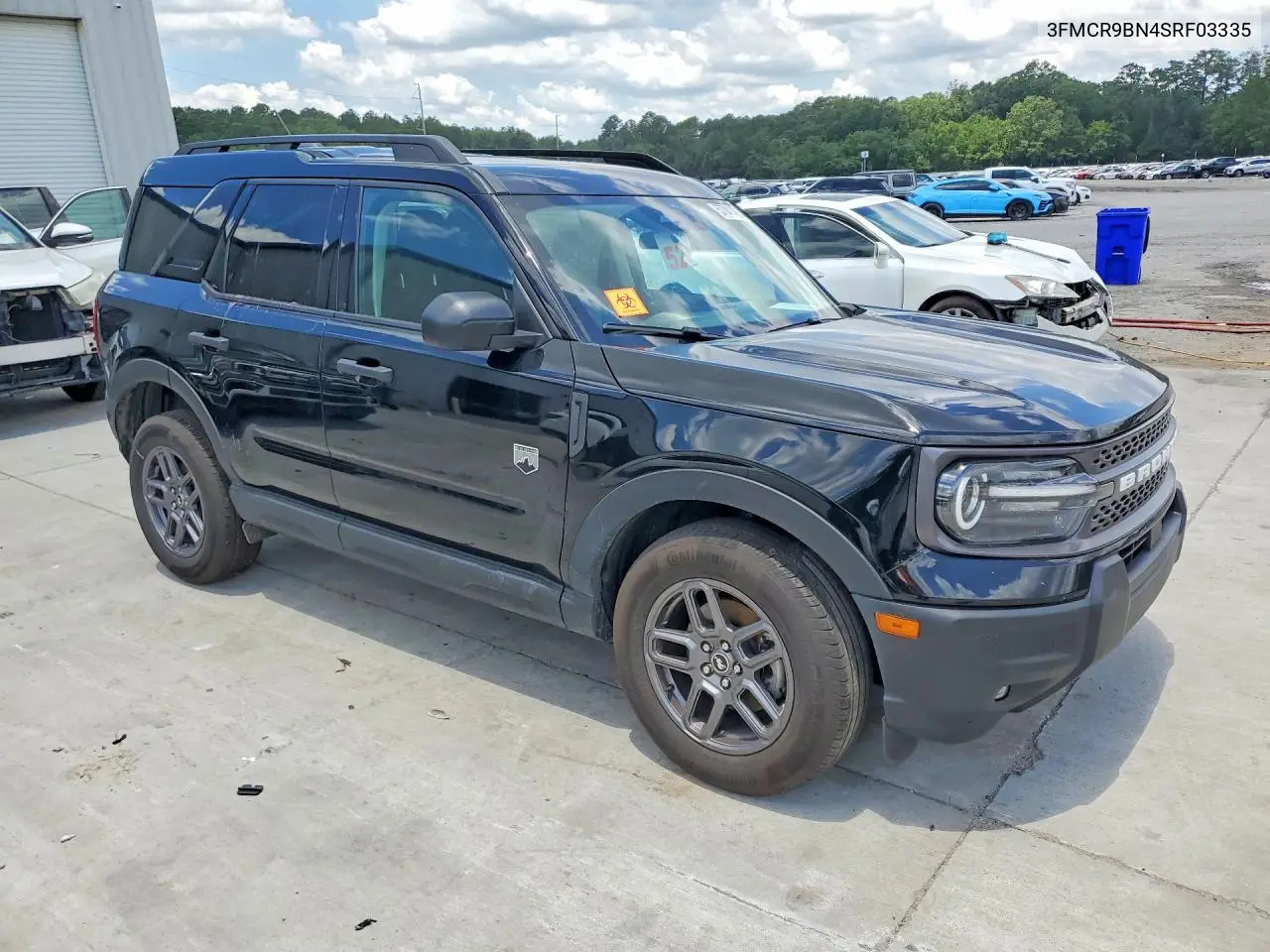 2025 Ford Bronco Sport Big Bend VIN: 3FMCR9BN4SRF03335 Lot: 57741436
