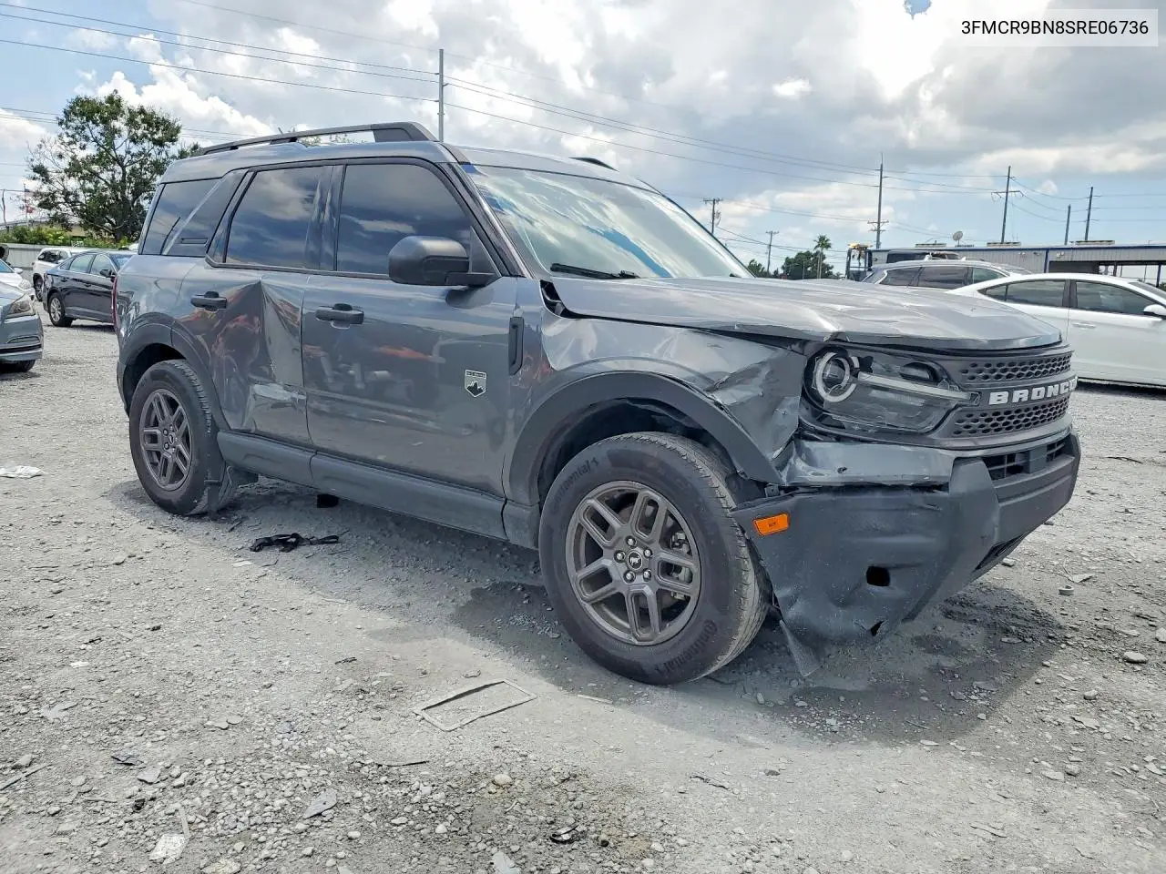 2025 Ford Bronco Sport Big Bend VIN: 3FMCR9BN8SRE06736 Lot: 57827776
