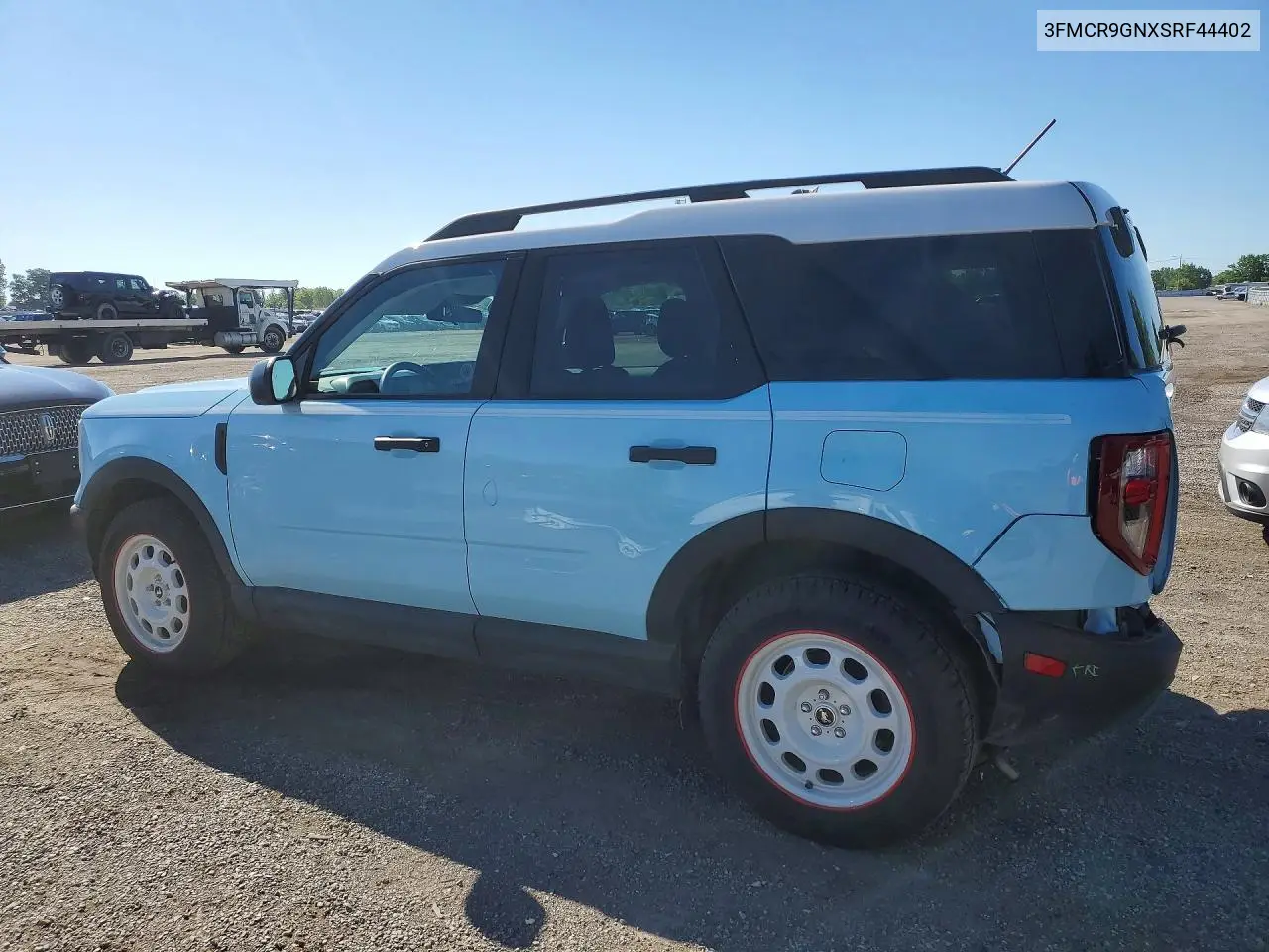 2025 Ford Bronco Sport Heritage VIN: 3FMCR9GNXSRF44402 Lot: 58036856