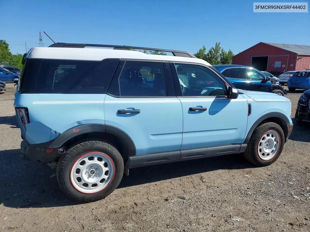 2025 Ford Bronco Sport Heritage VIN: 3FMCR9GNXSRF44402 Lot: 58036856