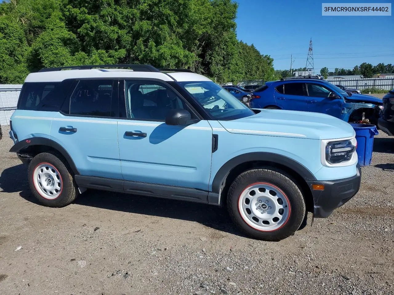 2025 Ford Bronco Sport Heritage VIN: 3FMCR9GNXSRF44402 Lot: 58036856