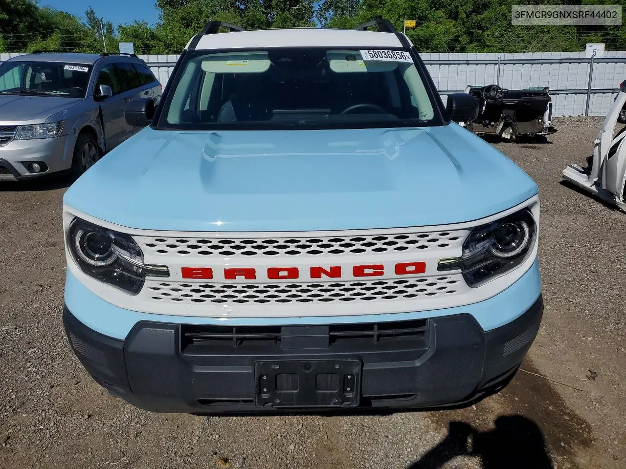 2025 Ford Bronco Sport Heritage VIN: 3FMCR9GNXSRF44402 Lot: 58036856
