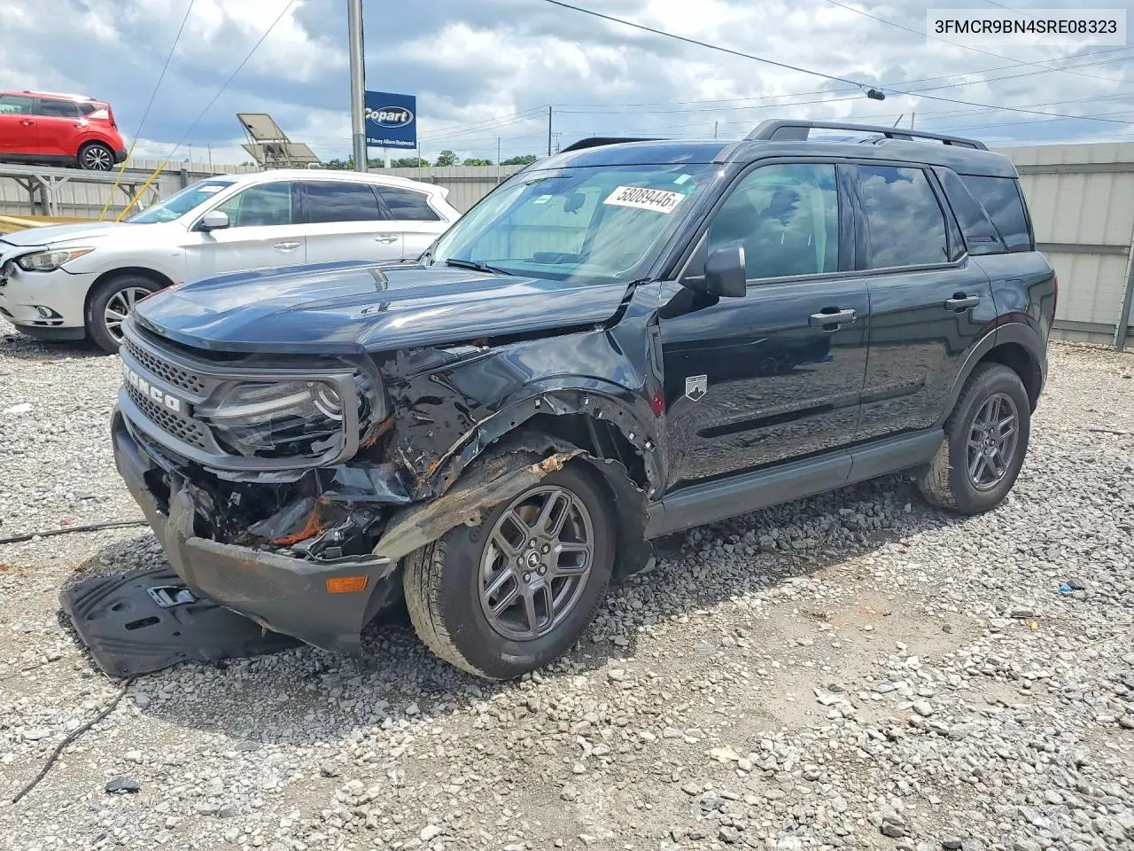 2025 Ford Bronco Sport Big Bend VIN: 3FMCR9BN4SRE08323 Lot: 58089446
