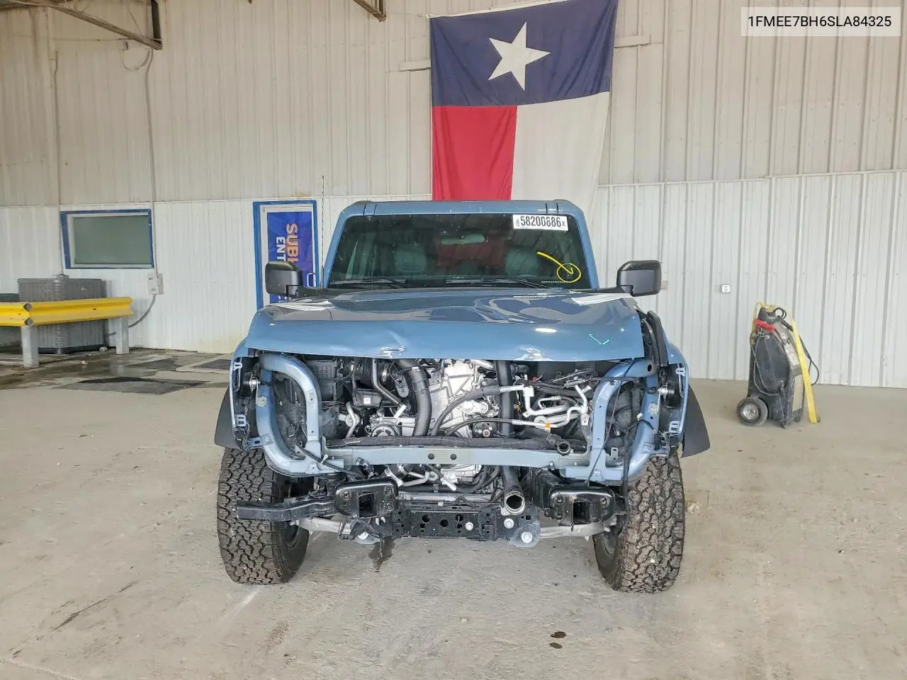 2025 Ford Bronco Big Bend VIN: 1FMEE7BH6SLA84325 Lot: 58200886
