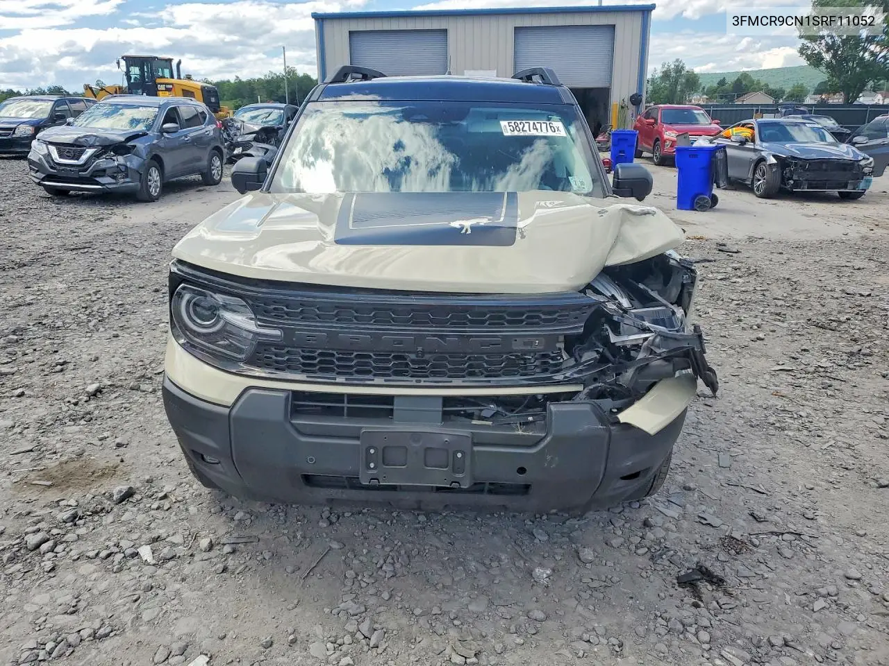 2025 Ford Bronco Sport Outer Banks VIN: 3FMCR9CN1SRF11052 Lot: 58274776