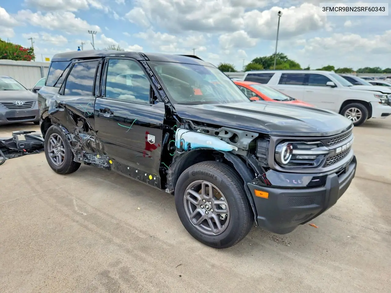 2025 Ford Bronco Sport Big Bend VIN: 3FMCR9BN2SRF60343 Lot: 58307296