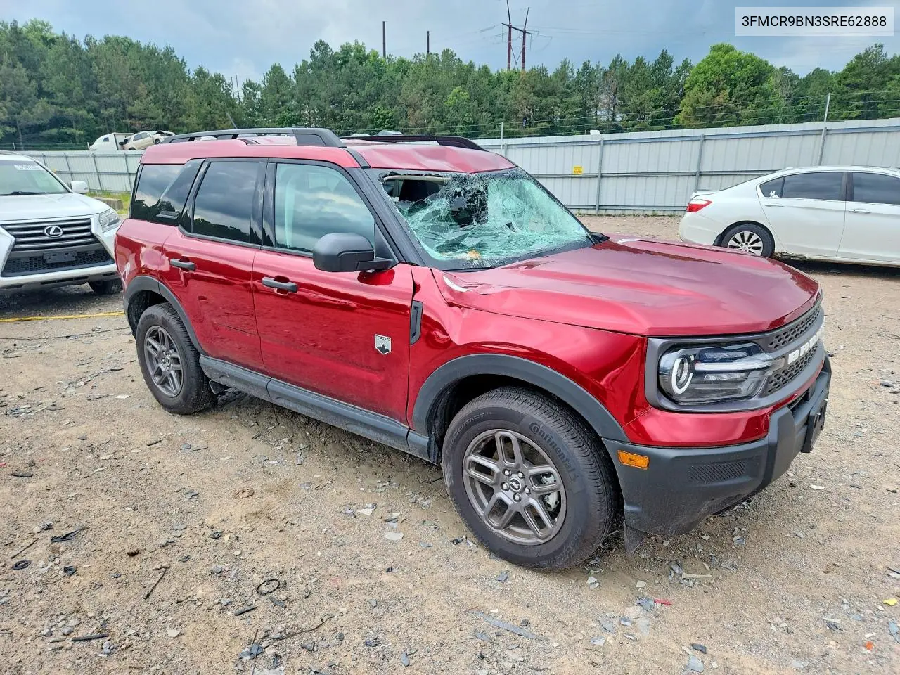 2025 Ford Bronco Sport Big Bend VIN: 3FMCR9BN3SRE62888 Lot: 58404716