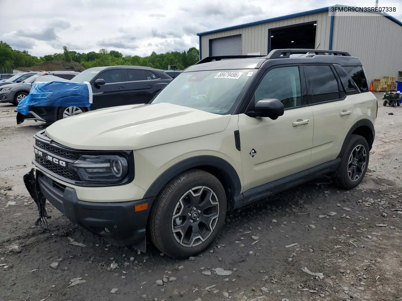 2025 Ford Bronco Sport Outer Banks VIN: 3FMCR9CN3SRE07338 Lot: 58479496