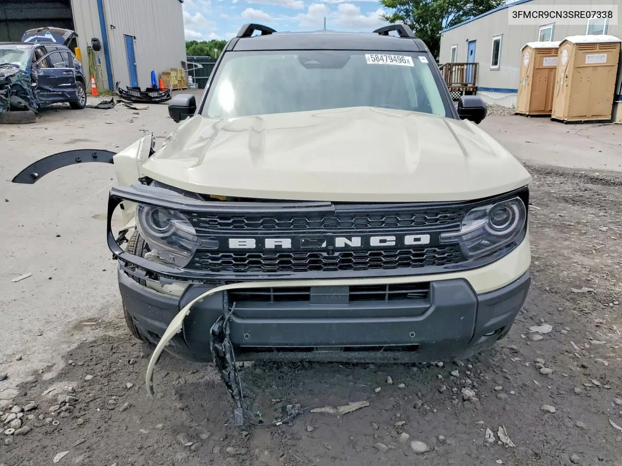 2025 Ford Bronco Sport Outer Banks VIN: 3FMCR9CN3SRE07338 Lot: 58479496