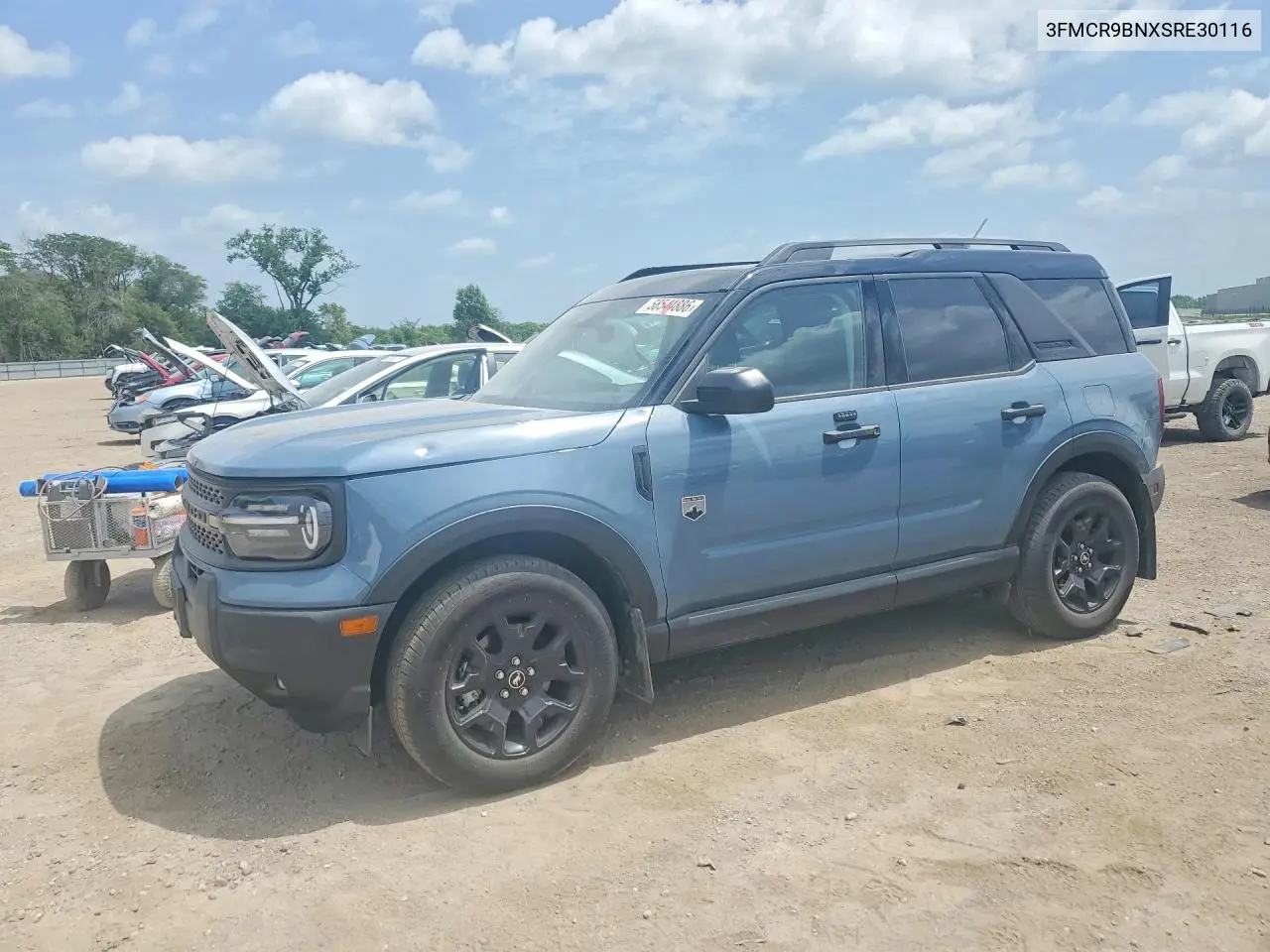 2025 Ford Bronco Sport Big Bend VIN: 3FMCR9BNXSRE30116 Lot: 58544886