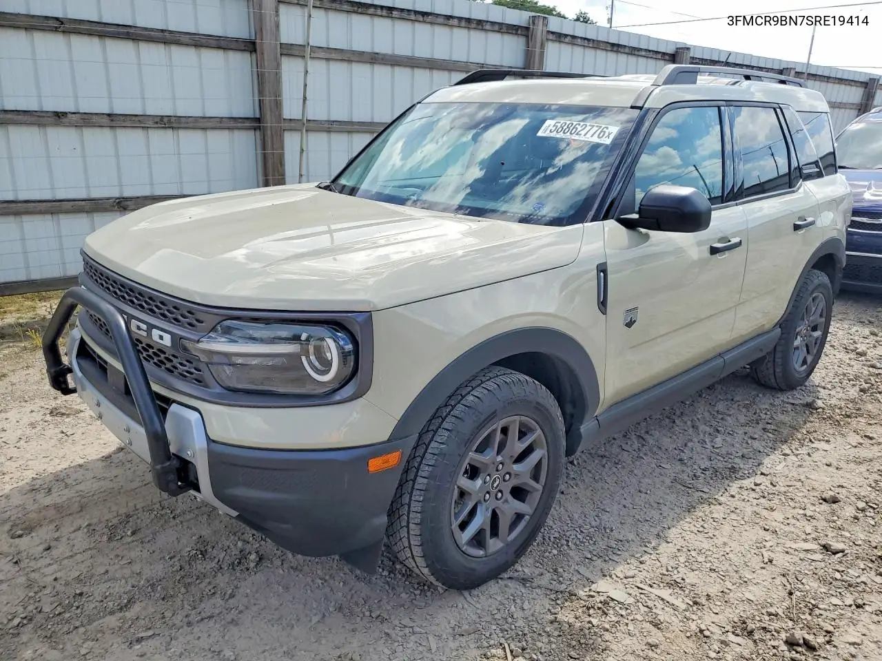 2025 Ford Bronco Sport Big Bend VIN: 3FMCR9BN7SRE19414 Lot: 58862776