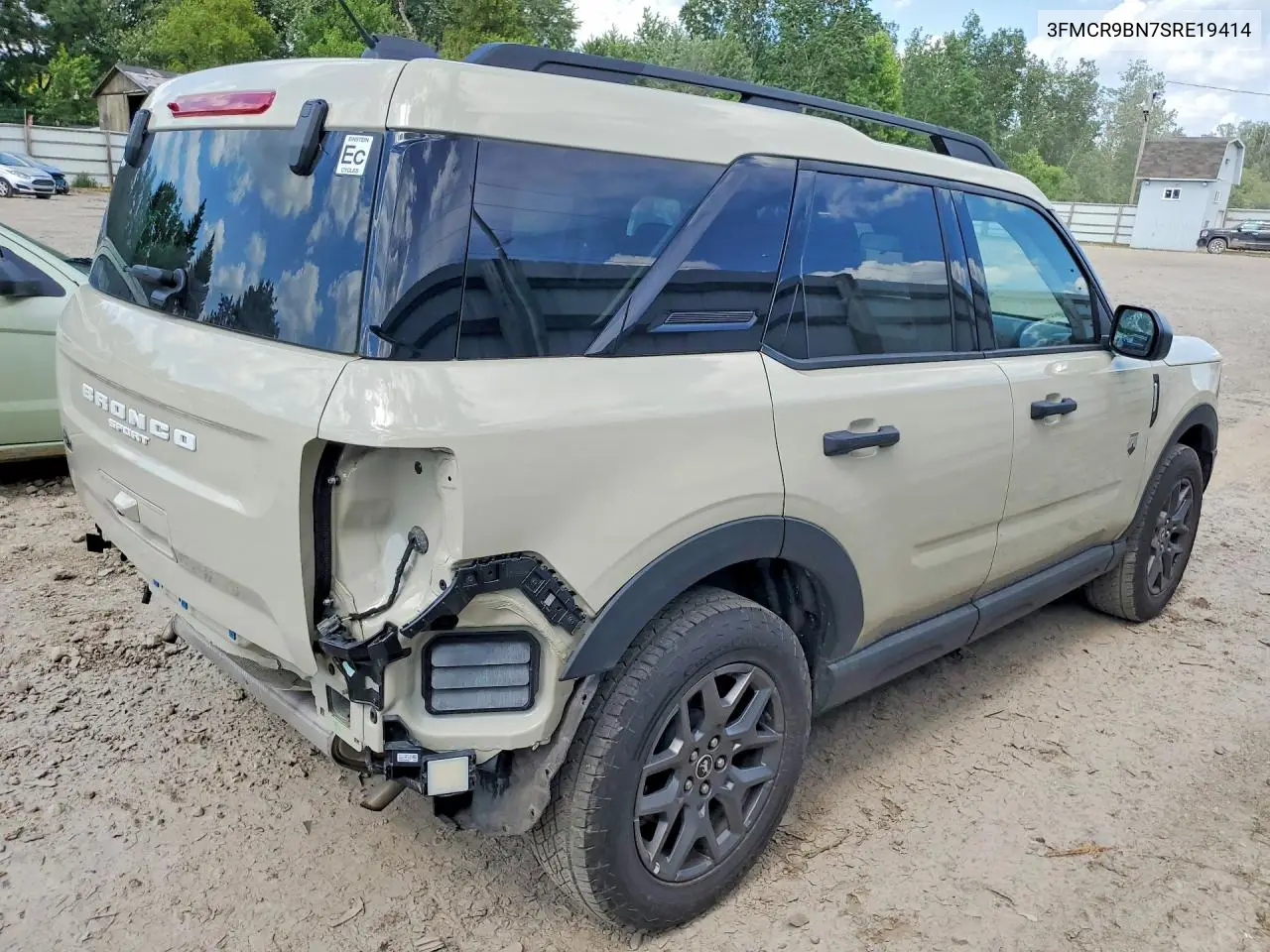 2025 Ford Bronco Sport Big Bend VIN: 3FMCR9BN7SRE19414 Lot: 58862776