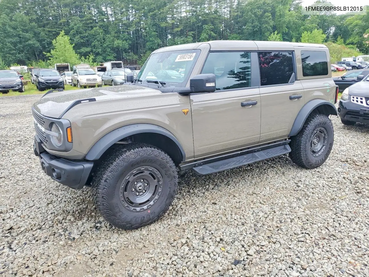 2025 Ford Bronco Badlands VIN: 1FMEE9BP8SLB12015 Lot: 58903156