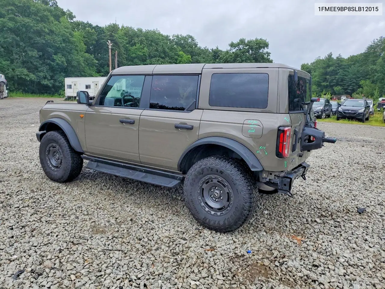 2025 Ford Bronco Badlands VIN: 1FMEE9BP8SLB12015 Lot: 58903156
