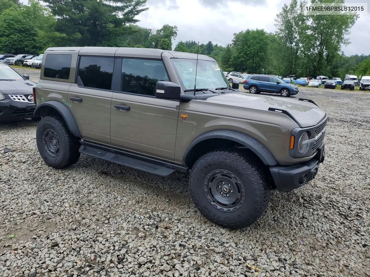 2025 Ford Bronco Badlands VIN: 1FMEE9BP8SLB12015 Lot: 58903156