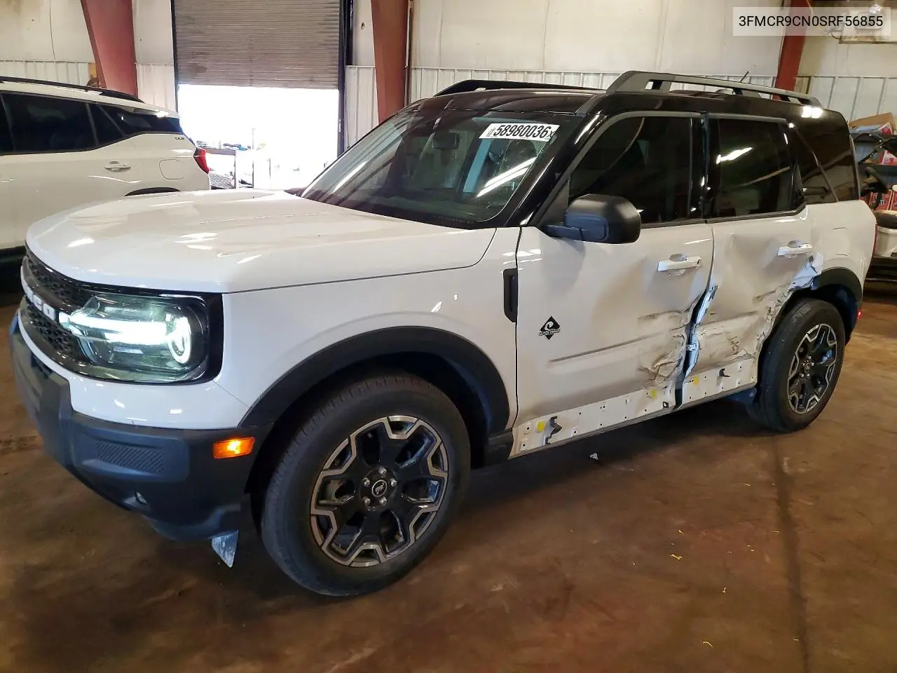 2025 Ford Bronco Sport Outer Banks VIN: 3FMCR9CN0SRF56855 Lot: 58980036