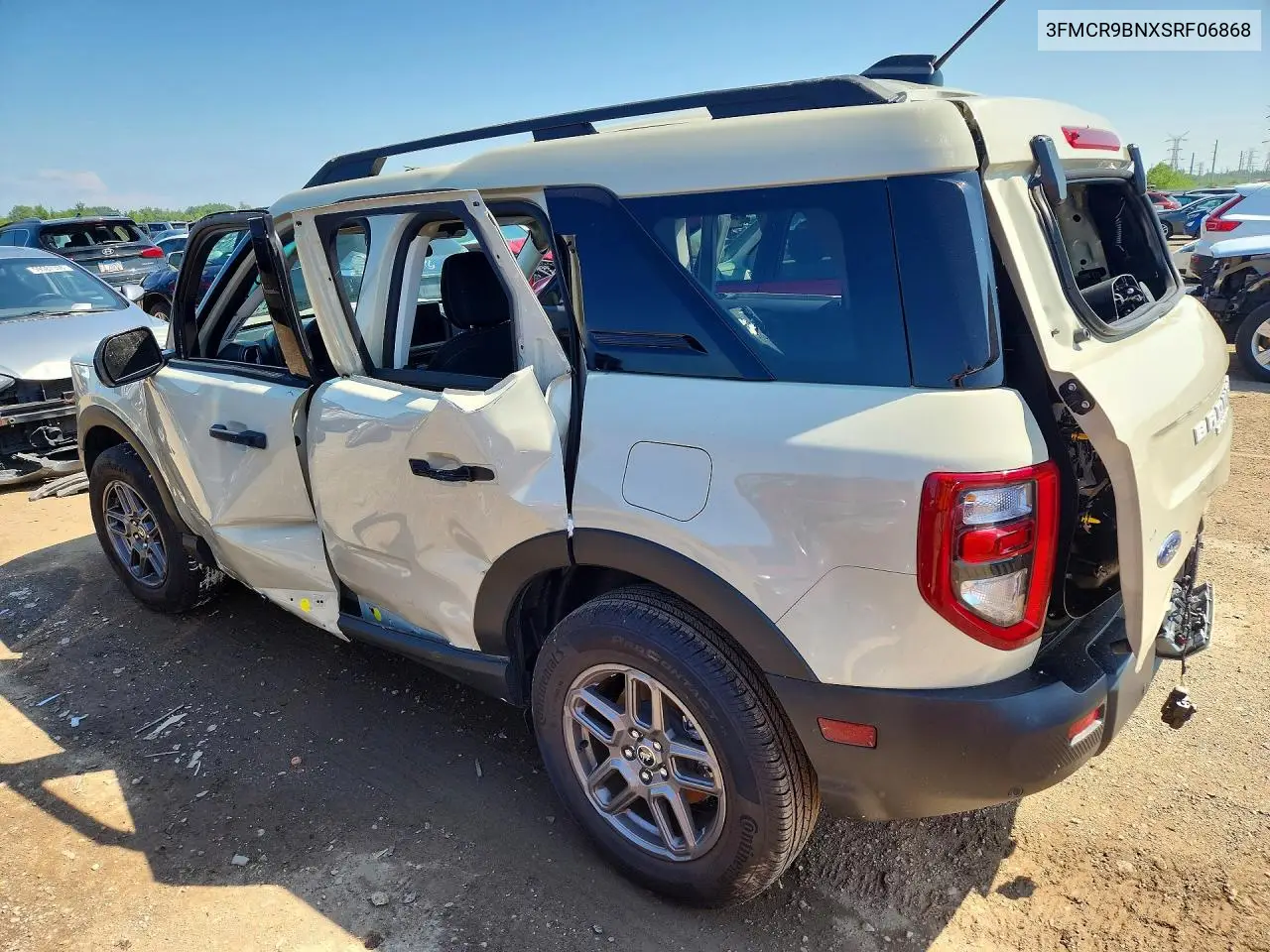 2025 Ford Bronco Sport Big Bend VIN: 3FMCR9BNXSRF06868 Lot: 59176546