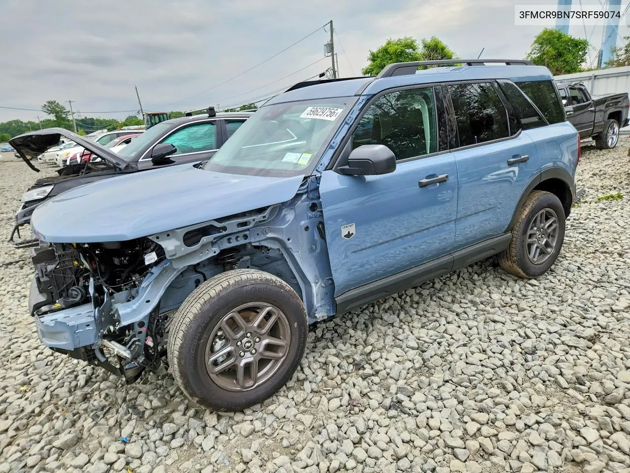 2025 Ford Bronco Sport Big Bend VIN: 3FMCR9BN7SRF59074 Lot: 59629756