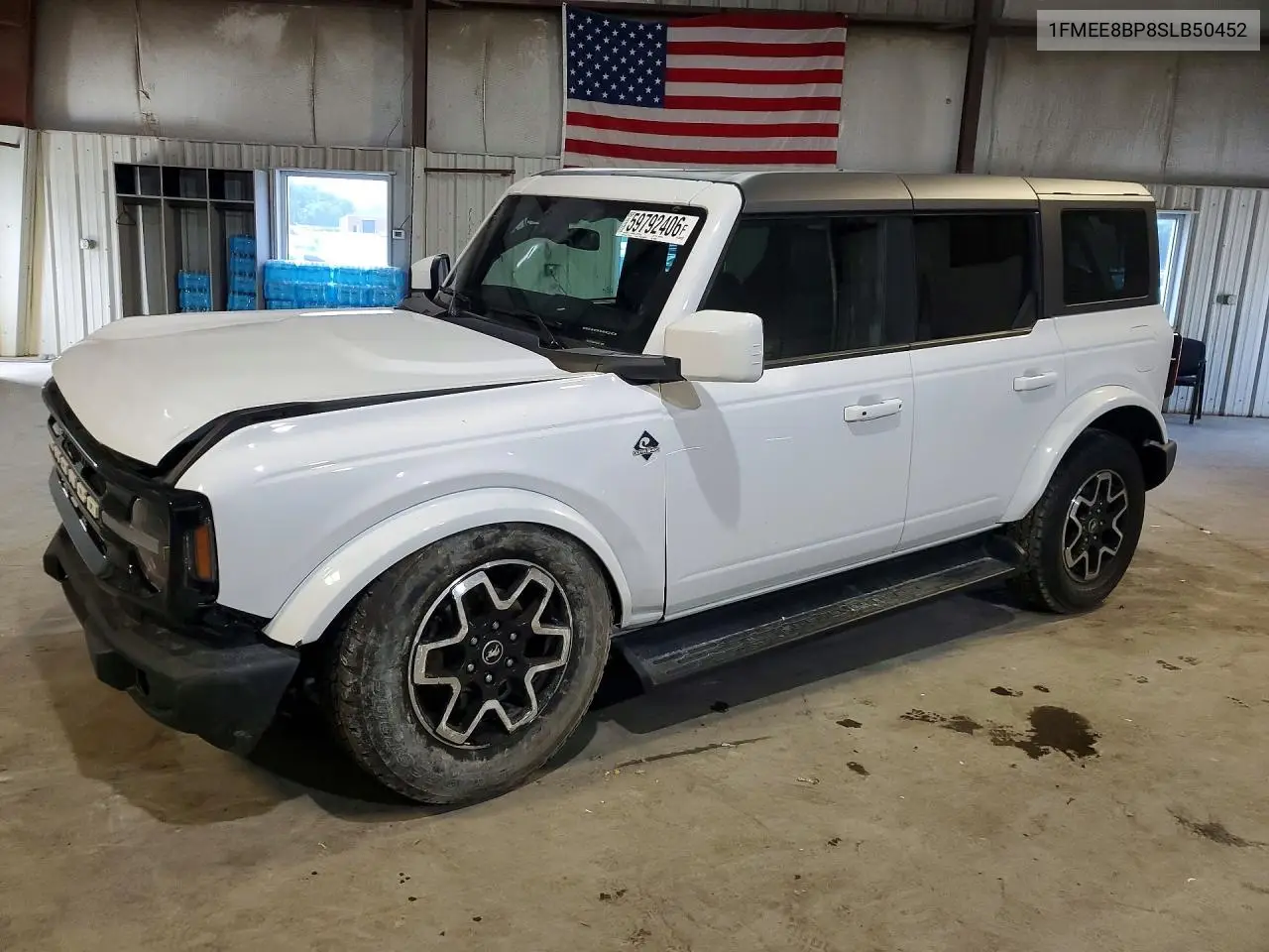 2025 Ford Bronco Outer Banks VIN: 1FMEE8BP8SLB50452 Lot: 59792406