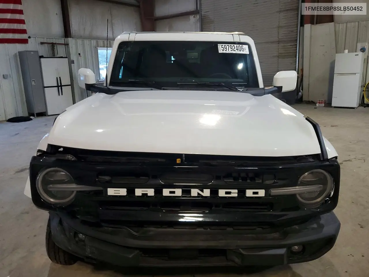 2025 Ford Bronco Outer Banks VIN: 1FMEE8BP8SLB50452 Lot: 59792406