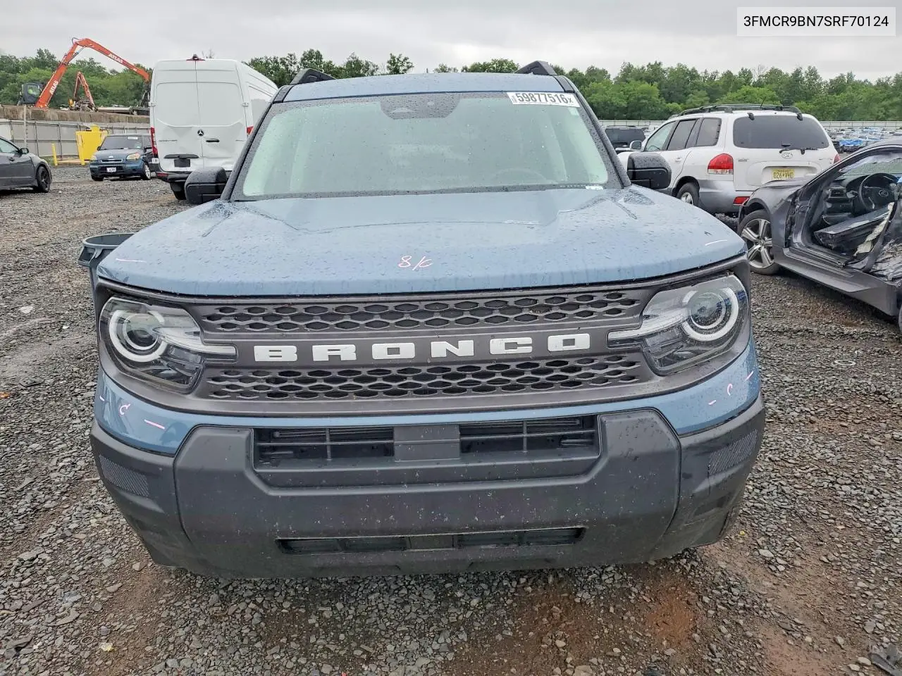2025 Ford Bronco VIN: 3FMCR9BN7SRF70124 Lot: 59877516