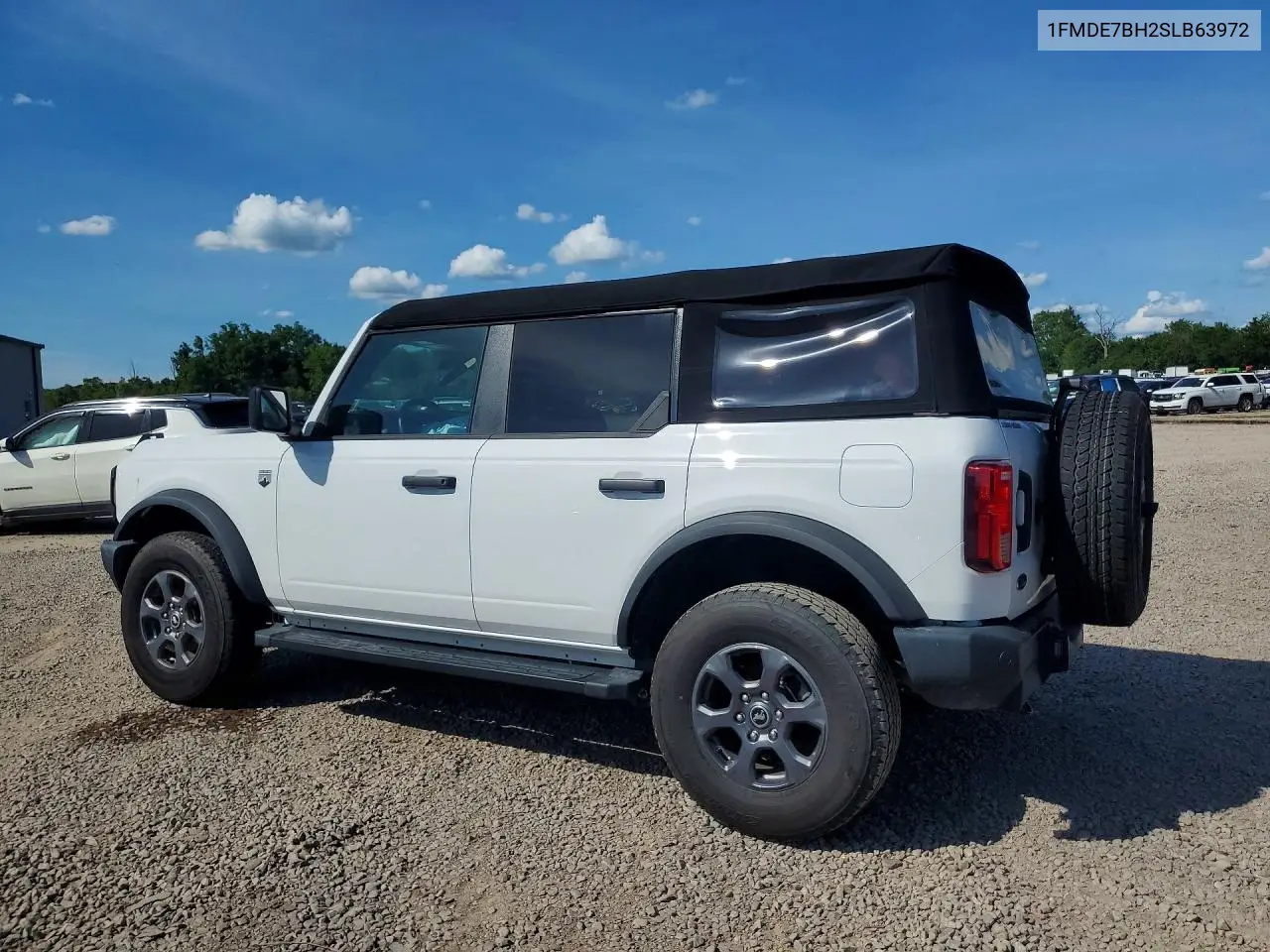 2025 Ford Bronco Big Bend VIN: 1FMDE7BH2SLB63972 Lot: 59883686