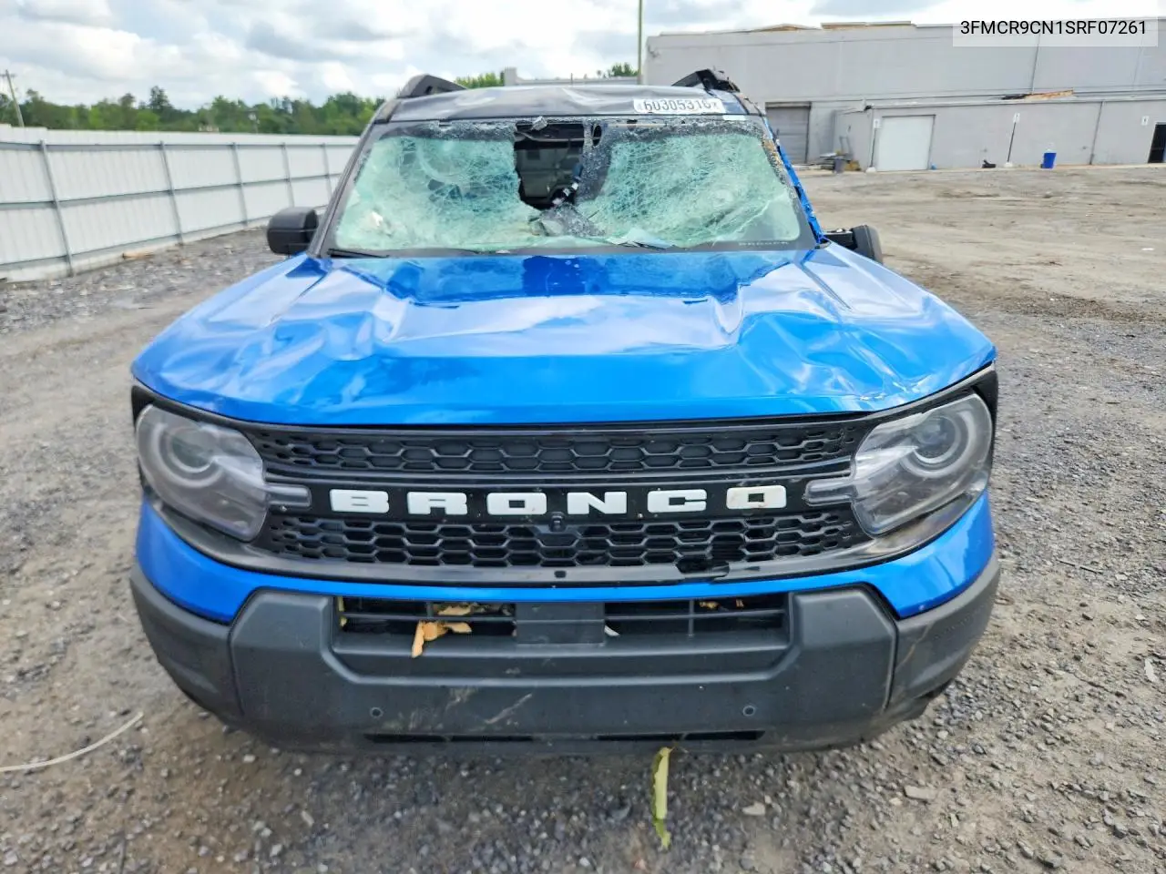 2025 Ford Bronco Sport Outer Banks VIN: 3FMCR9CN1SRF07261 Lot: 60305316