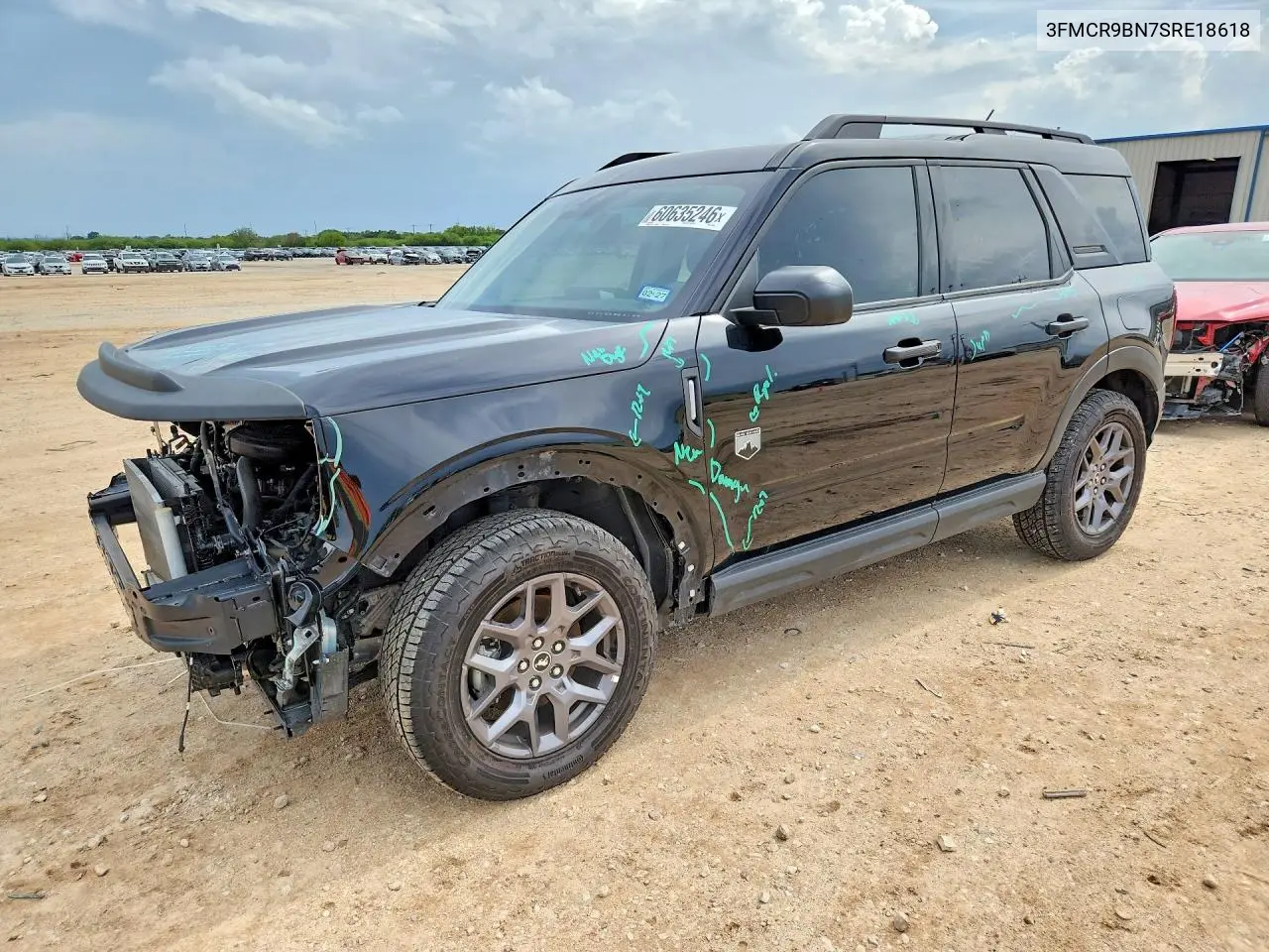2025 Ford Bronco Sport Big Bend VIN: 3FMCR9BN7SRE18618 Lot: 60635246