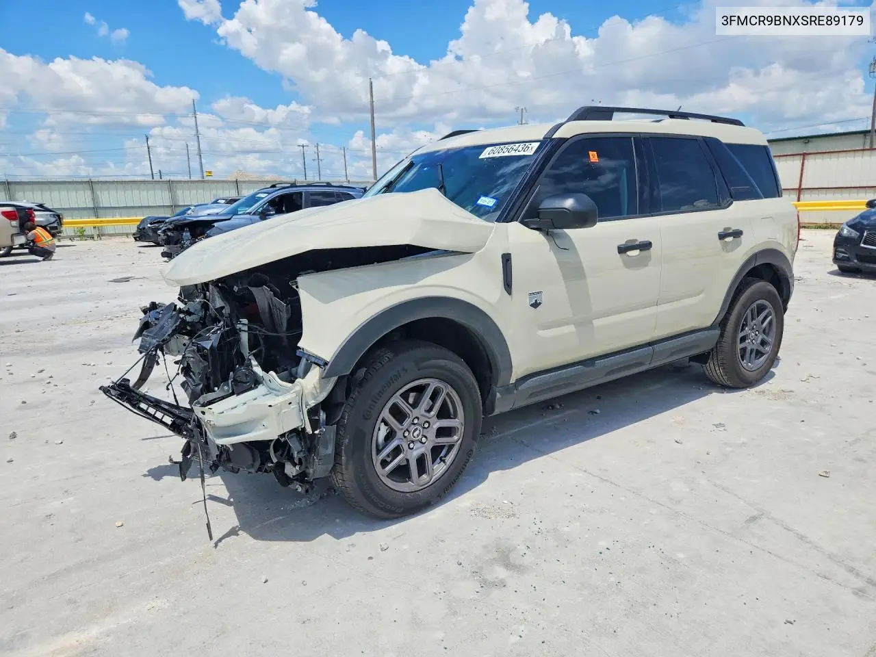 2025 Ford Bronco Sport Big Bend VIN: 3FMCR9BNXSRE89179 Lot: 60856436