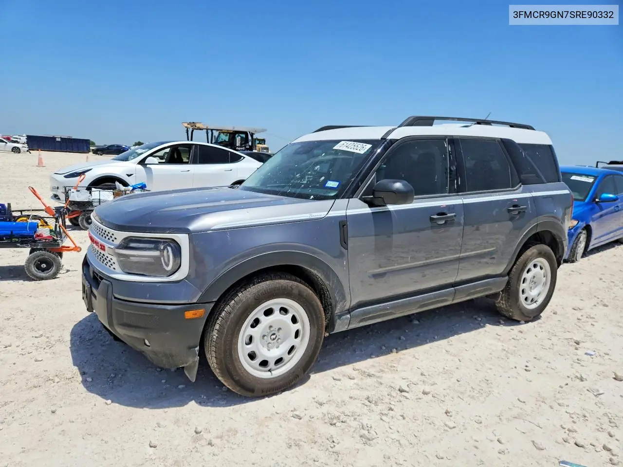 2025 Ford Bronco Sport Heritage VIN: 3FMCR9GN7SRE90332 Lot: 61425526