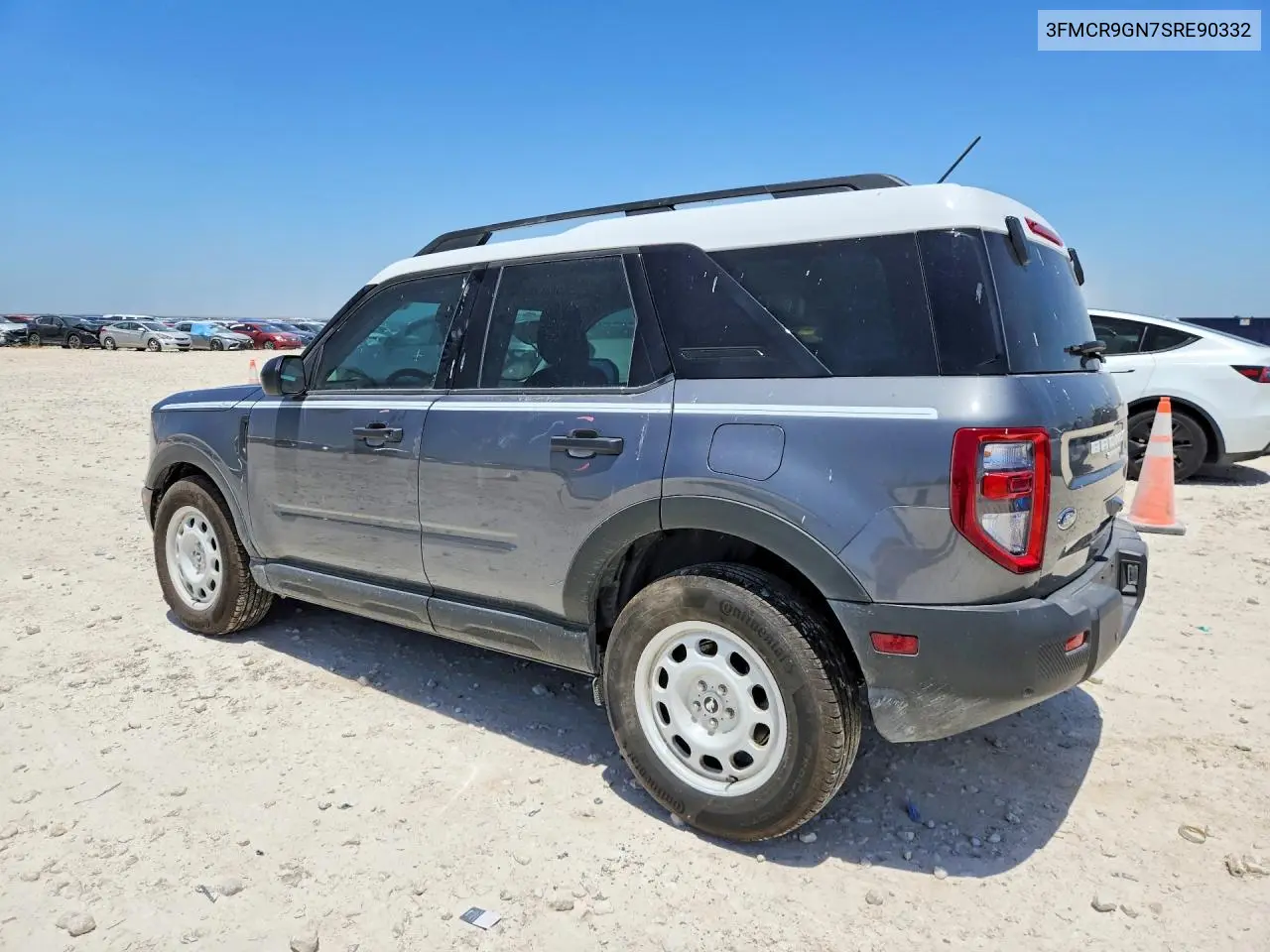 2025 Ford Bronco Sport Heritage VIN: 3FMCR9GN7SRE90332 Lot: 61425526