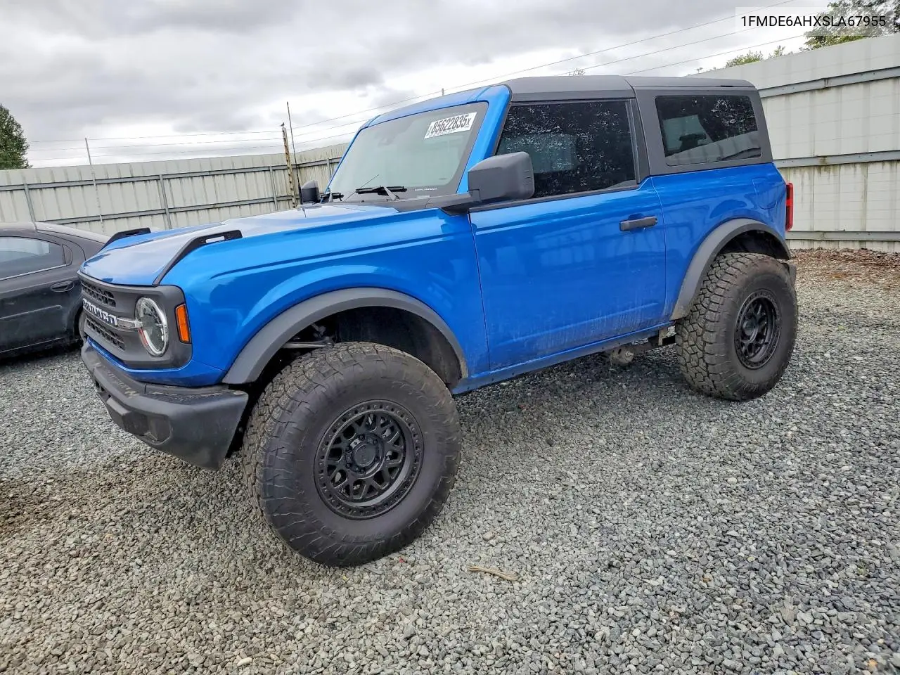 2025 Ford Bronco VIN: 1FMDE6AHXSLA67955 Lot: 85622835