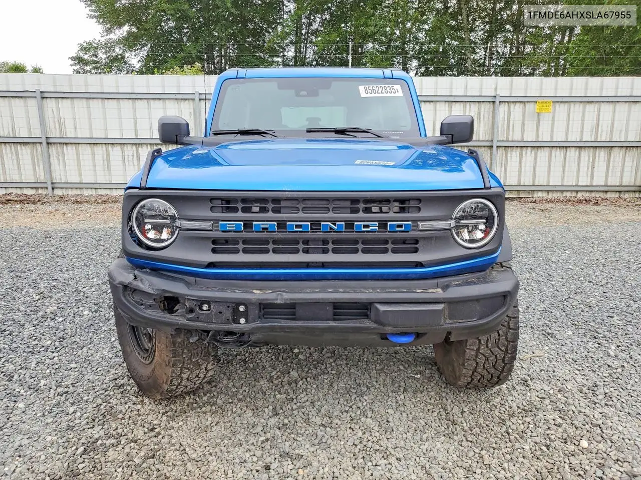 2025 Ford Bronco VIN: 1FMDE6AHXSLA67955 Lot: 85622835