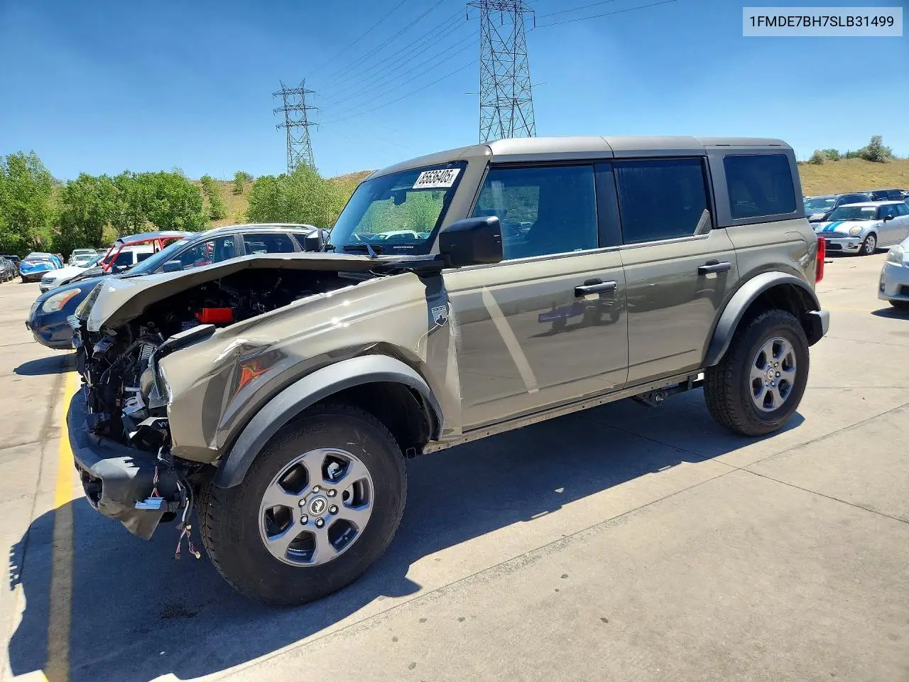 2025 Ford Bronco Big Bend VIN: 1FMDE7BH7SLB31499 Lot: 85636405