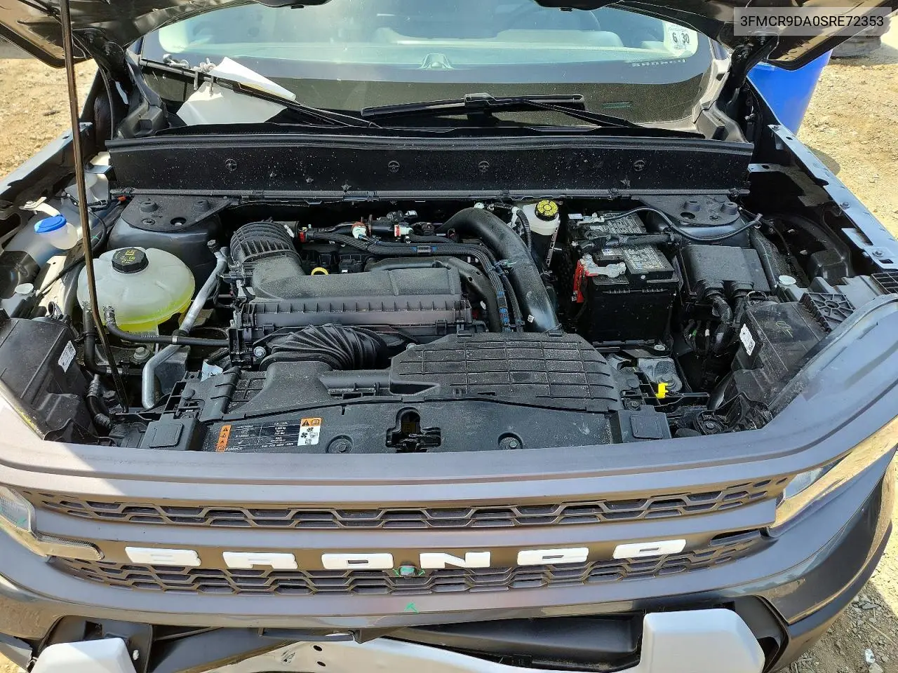 2025 Ford Bronco Sport Badlands VIN: 3FMCR9DA0SRE72353 Lot: 85770135