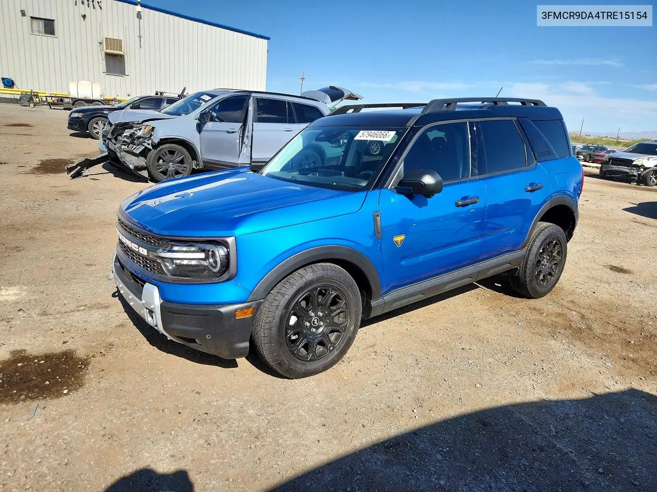 2026 Ford Bronco Sport Badlands VIN: 3FMCR9DA4TRE15154 Lot: 57946066