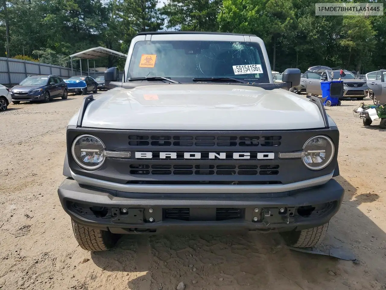 2026 Ford Bronco Big Bend VIN: 1FMDE7BH4TLA61445 Lot: 59154156